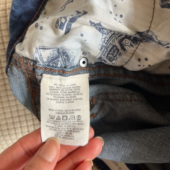 Anthropologie Pilcro Mid Rise Skinny Ankle Jeans Size 30 Blue Stretch - Picture 9 of 13